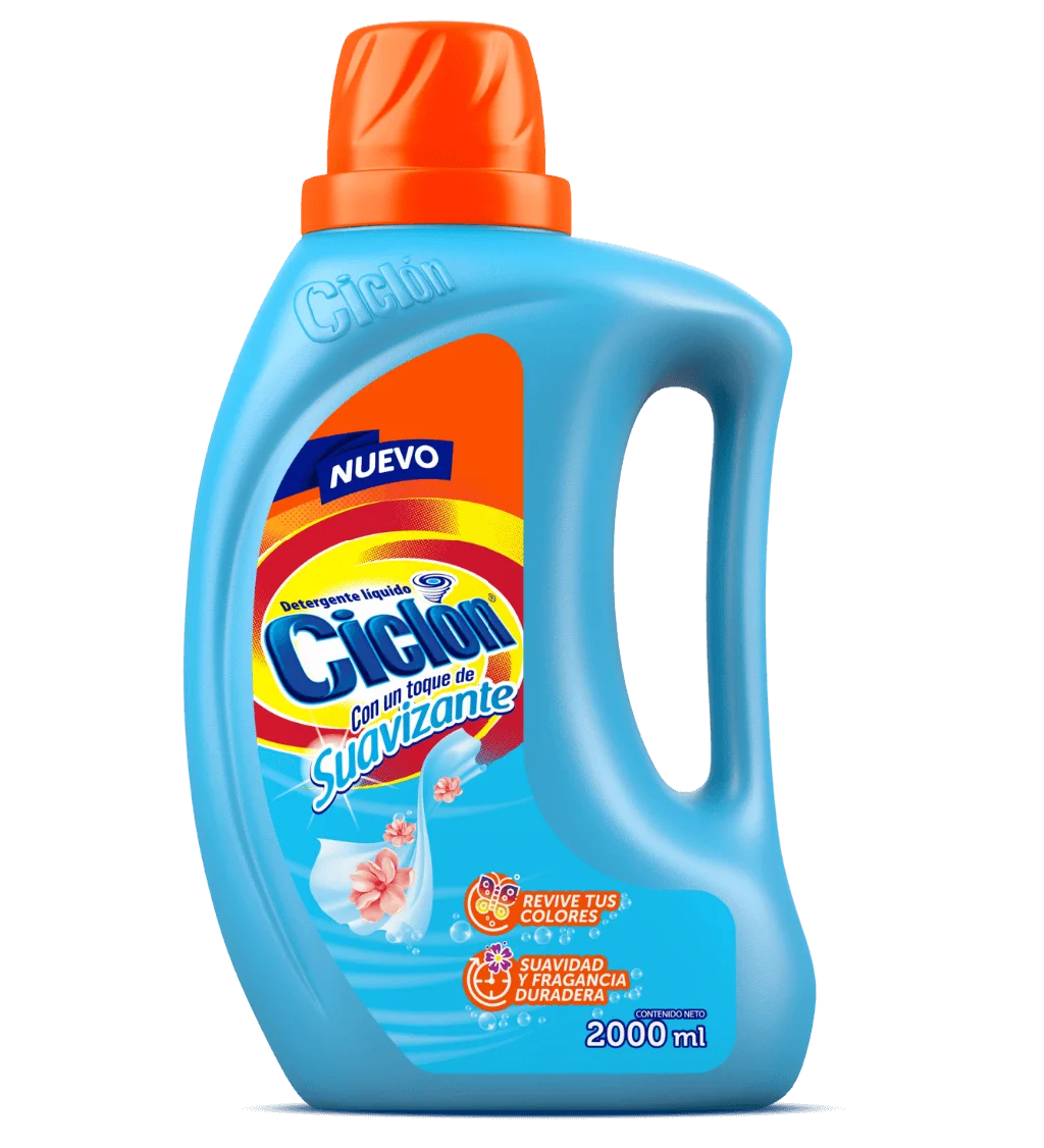 detergente líquido ciclon con suavizante