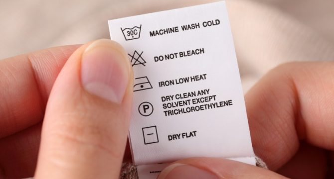 Cómo leer etiquetas de cuidado de la ropa | Ciclón
