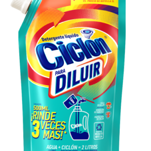Detergente Líquido Ciclón Para Diluir 500ml