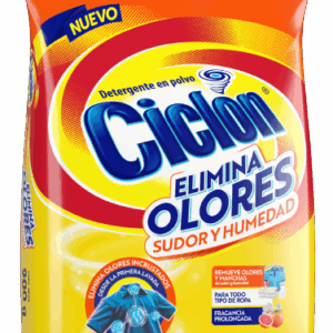 Detergente Ciclón Elimina Olores sudor y humedad