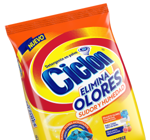 Detergente Ciclón Elimina Olores sudor y humedad