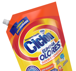 Detergente Ciclón Elimina Olores sudor y humedad